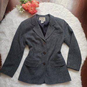 Eddie Bauer Women's Herringbone Wool Blazer